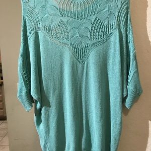 Ladies blue light sweater